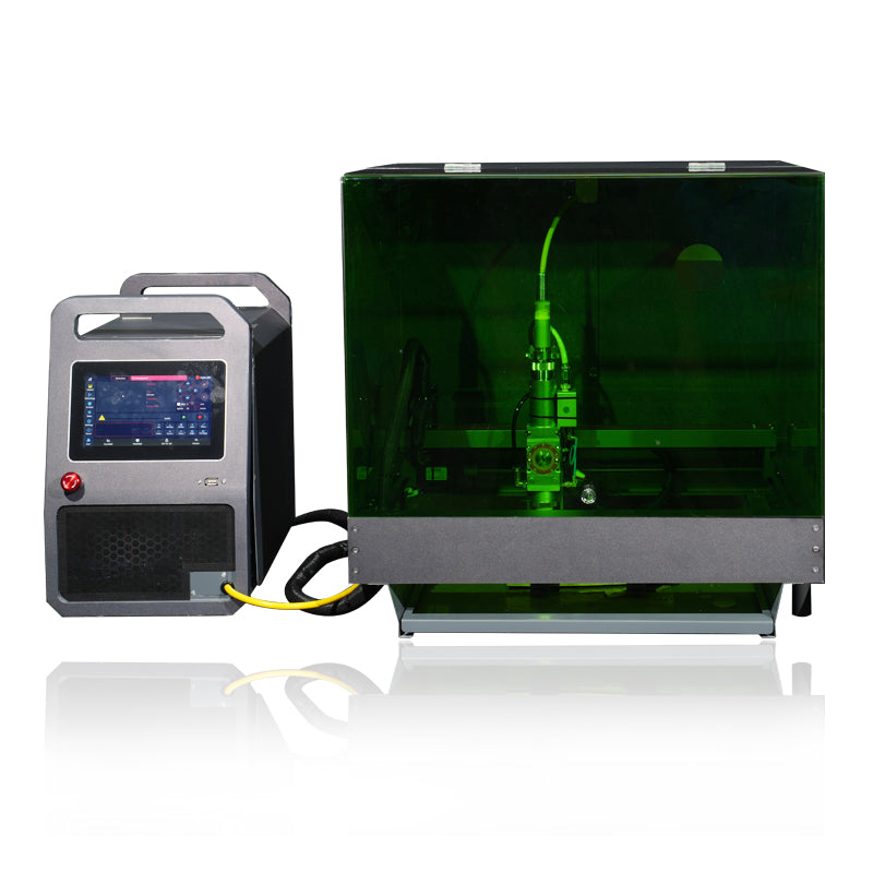 Laser Cutter and engraving machine with control panel on a white background