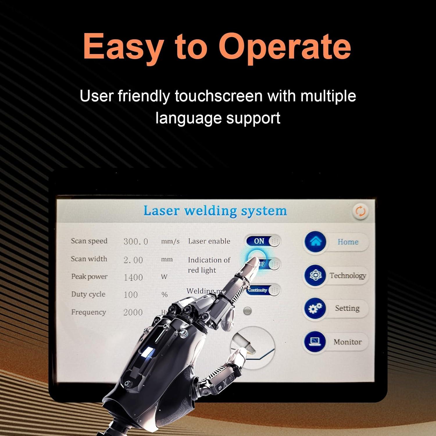 Herolaser 2000W 3-in-1 Handheld Laser Welding Machine