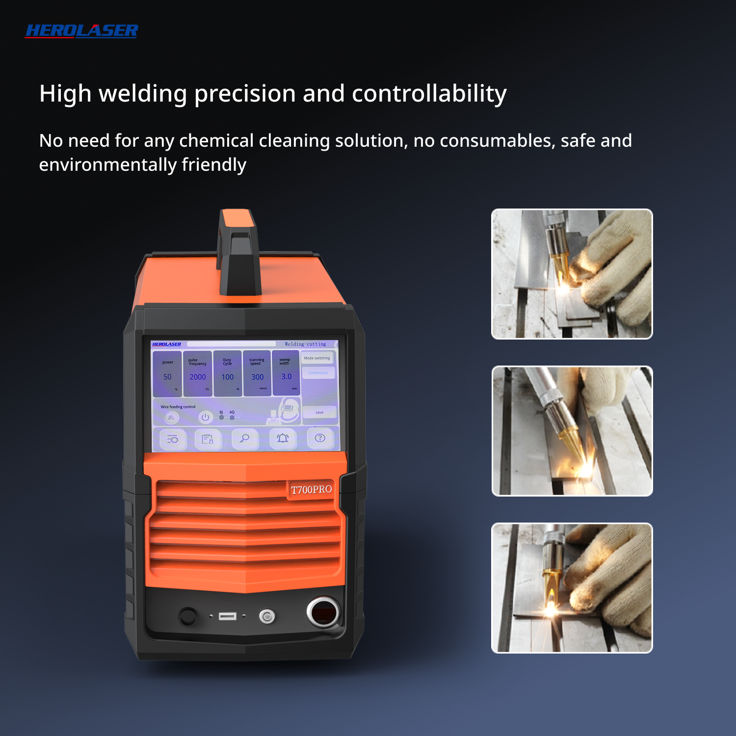 Stație de lucru pentru sudură cu laser T700pro