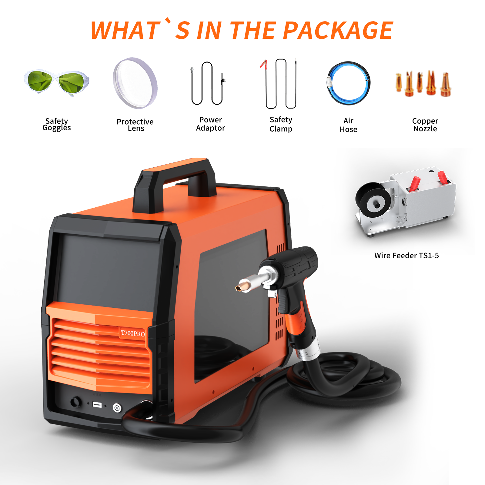 T700pro Handheld Fiber Laser Welder