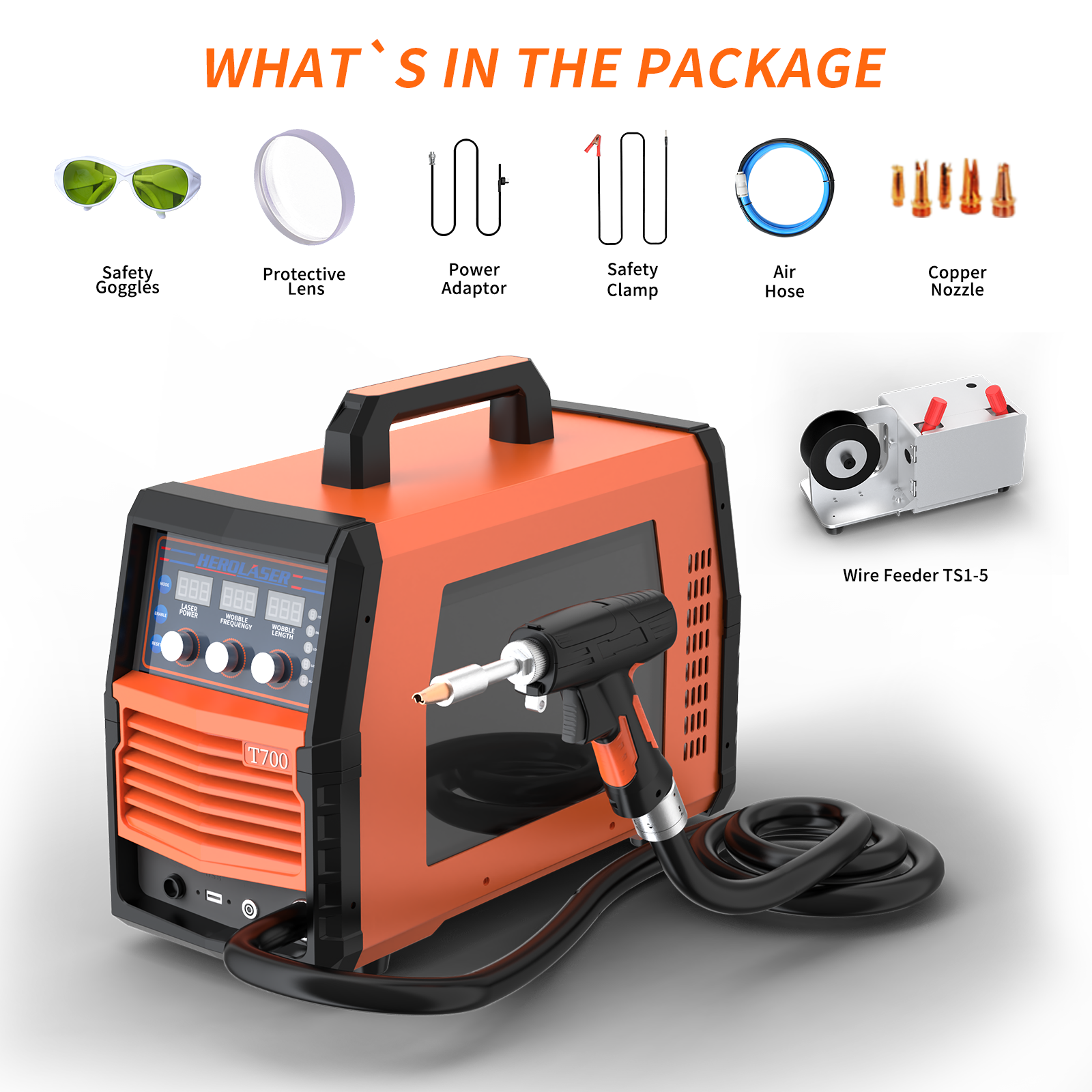 T1 Handheld 700W vezellaserlassers